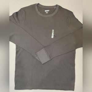 Arizona Jean co. Waffle long sleeve shirt Black XL